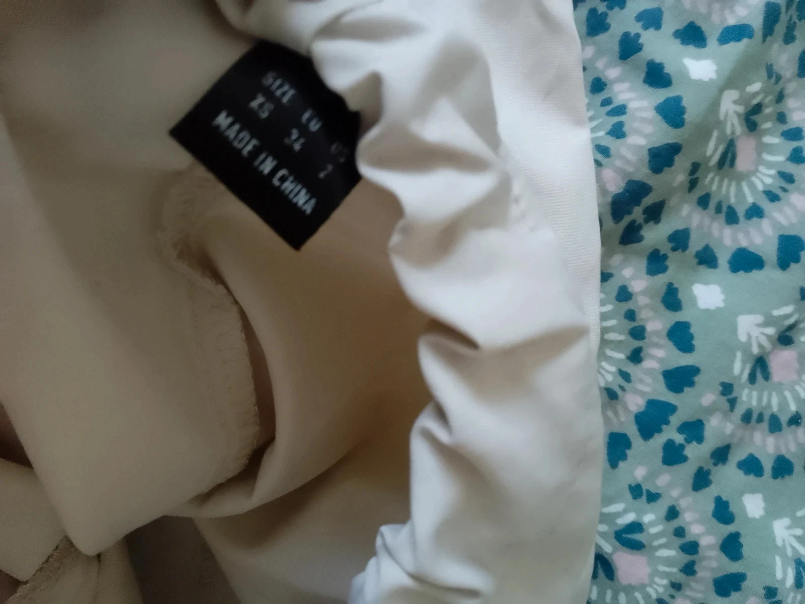 Pantalon large beige xs 34 – photo 3